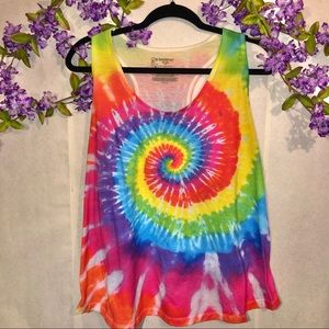 No Boundaries Tie Dye Sleeveless Top